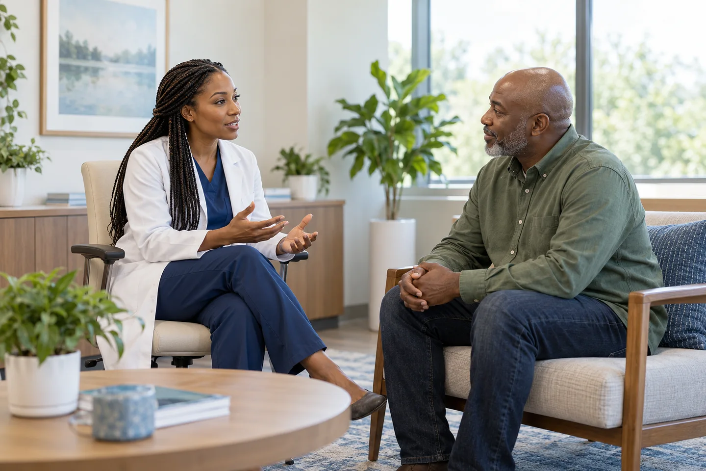 cardiology consultation setting
