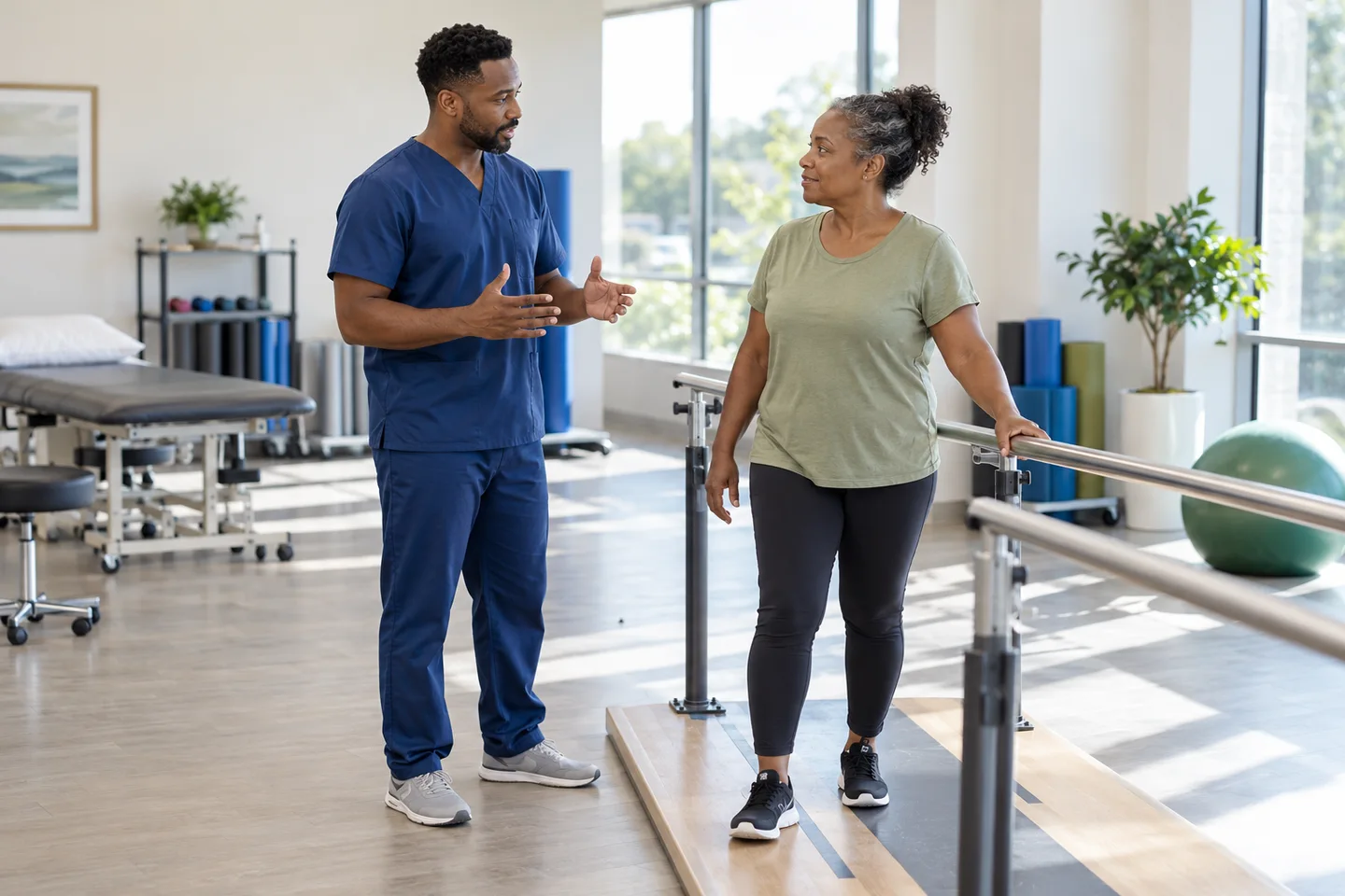 physical therapy consultation setting